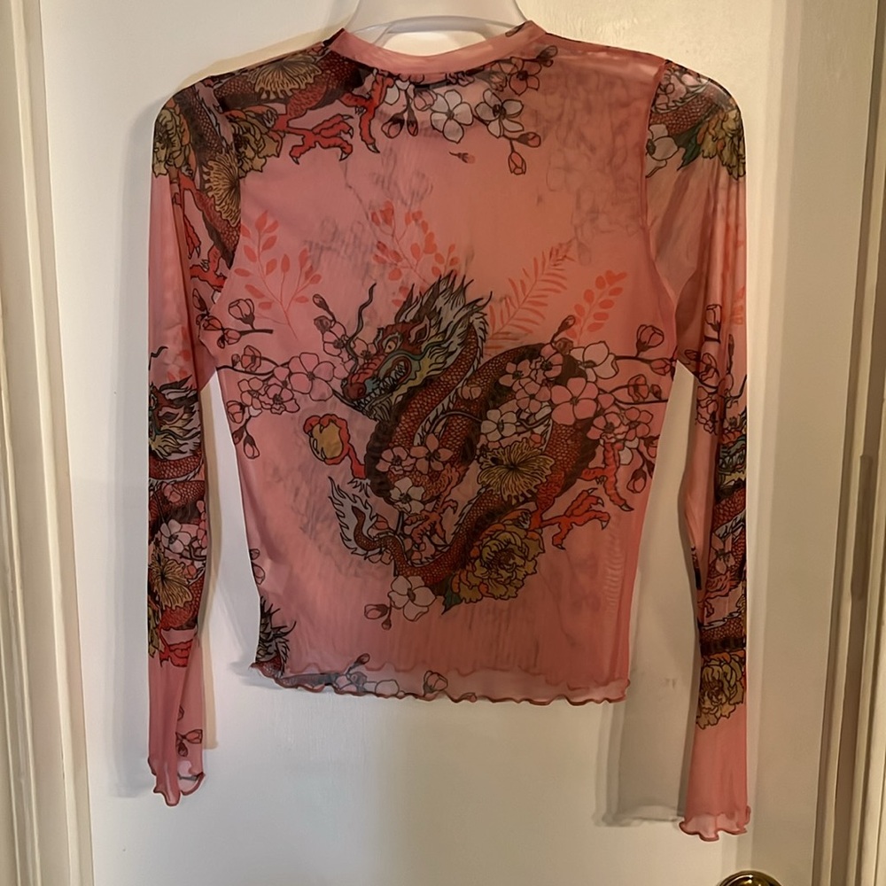 Fashion Nova Garden of Secrets long sleeve mesh🌸🌸🌸Today’s Hot Deal🌸🌸🌸 - Picture 4 of 7